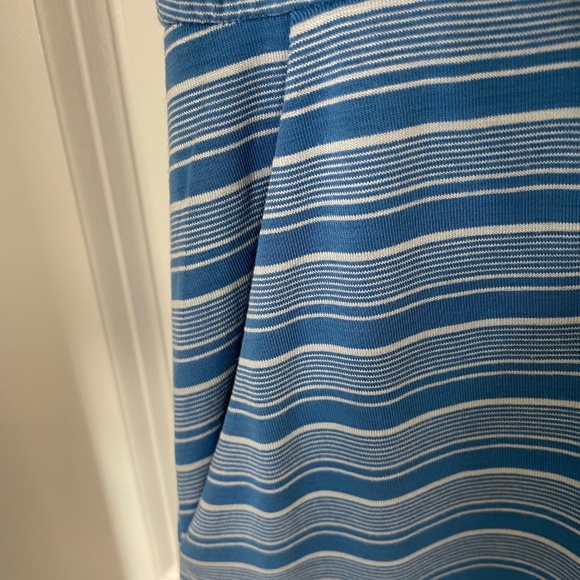 COLUMBIA WOMENS PFG SLACK WATER™ KNIT DRESS STORMY BLUE STRIPE -Size 1X - Picture 6 of 11